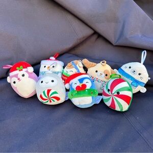 Set of 8 Squishmallows Holiday Ornaments